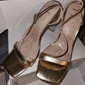Disney Gold aldo belle heels